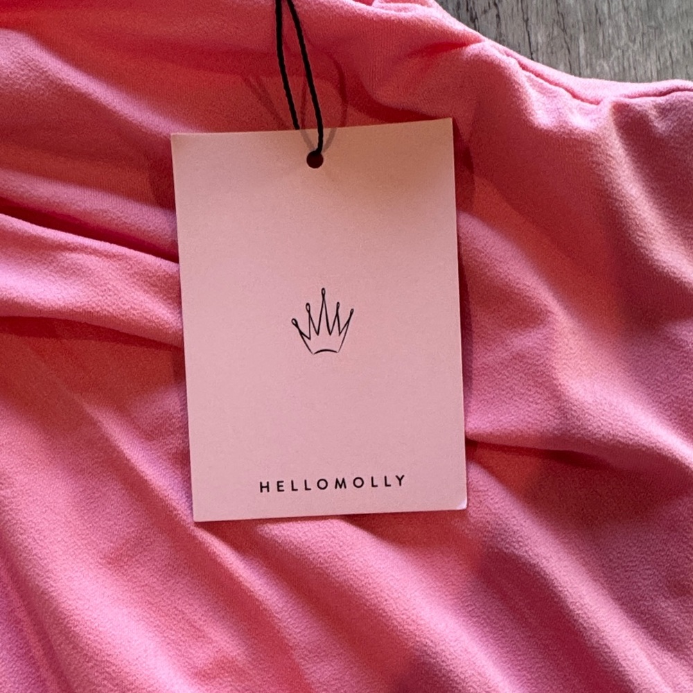 Hello Molly High Neck Tank Dress with Slit in Leg - Picture 2 of 3